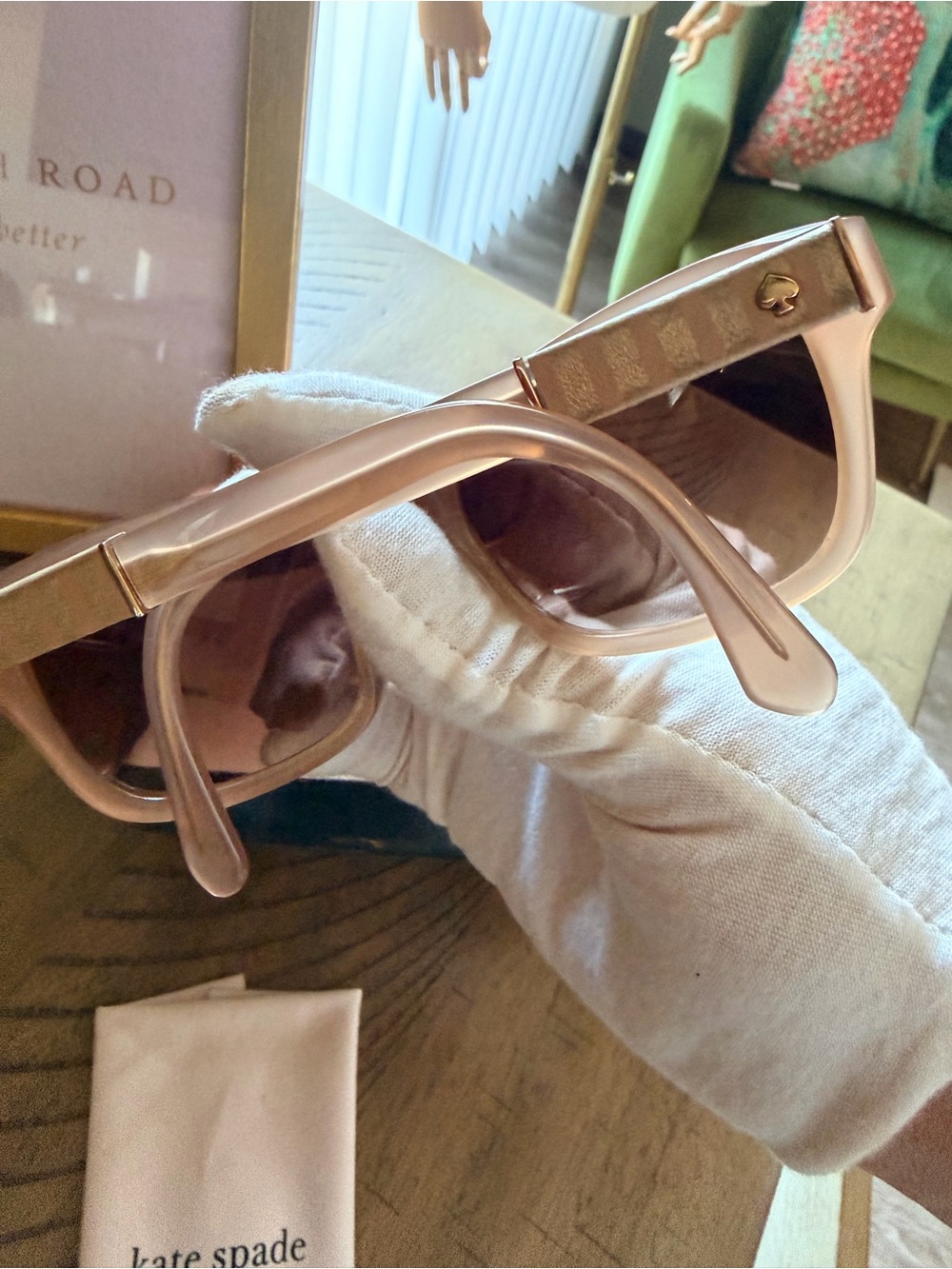 Kate Spade Johanna2/S Blush Pink Sunglasses 53-17 Small Face w/ Case Cloth - Picture 12 of 16